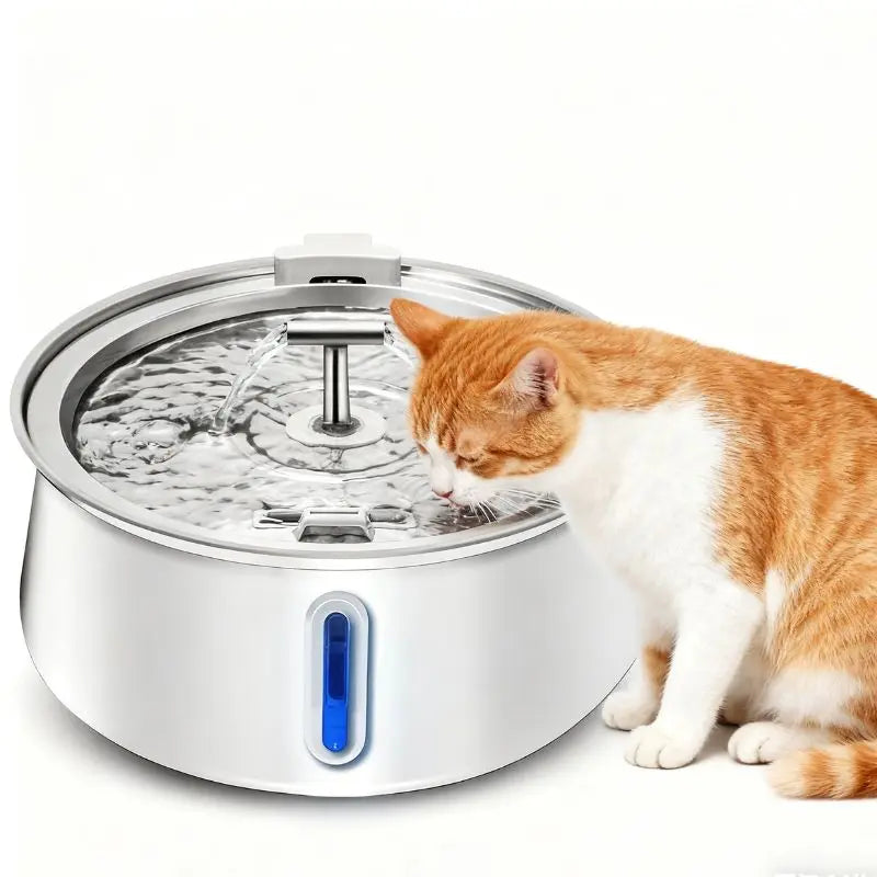 Petrkl™ AquaDrop – Stainless Steel Cat Water Fountain 4L Petrkl