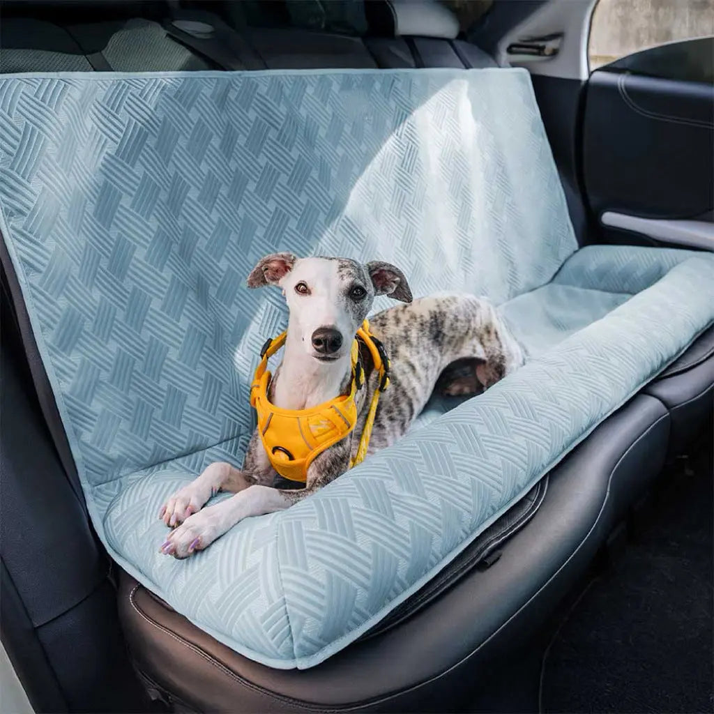 Cooling Travel Bolster Safety Back Seat Large Dog Car Bed PETRKL