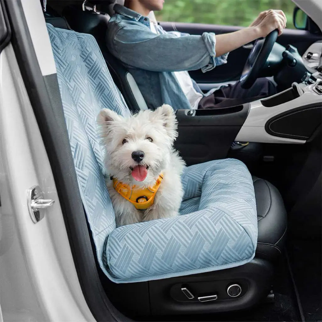 Cooling Travel Bolster Safety Back Seat Large Dog Car Bed PETRKL