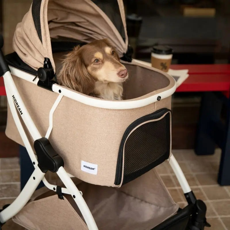 Luxury Portable Fold Pet Stroller  Petrkl  .