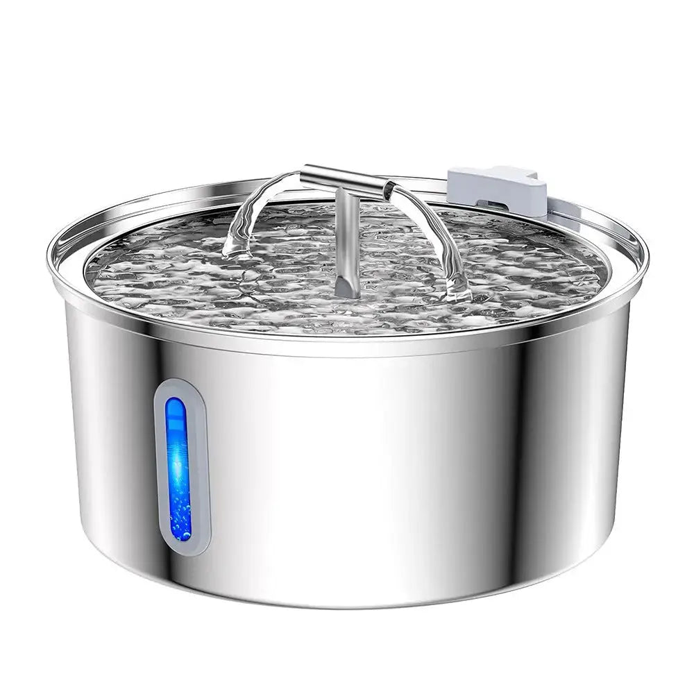 Petrkl™ PureFlow – Stainless Steel Cat Water Fountain 3.2L Petrkl
