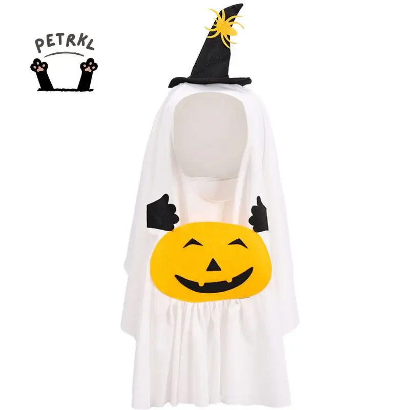 Petrkl™ Pumpkin Ghost Dog Costume Petrkl