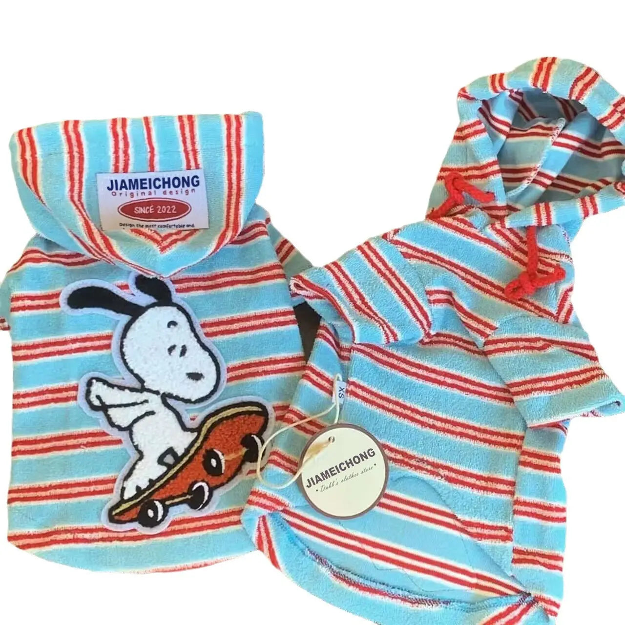 Petrkl™ Warm Striped Dog Hoodie Petrkl