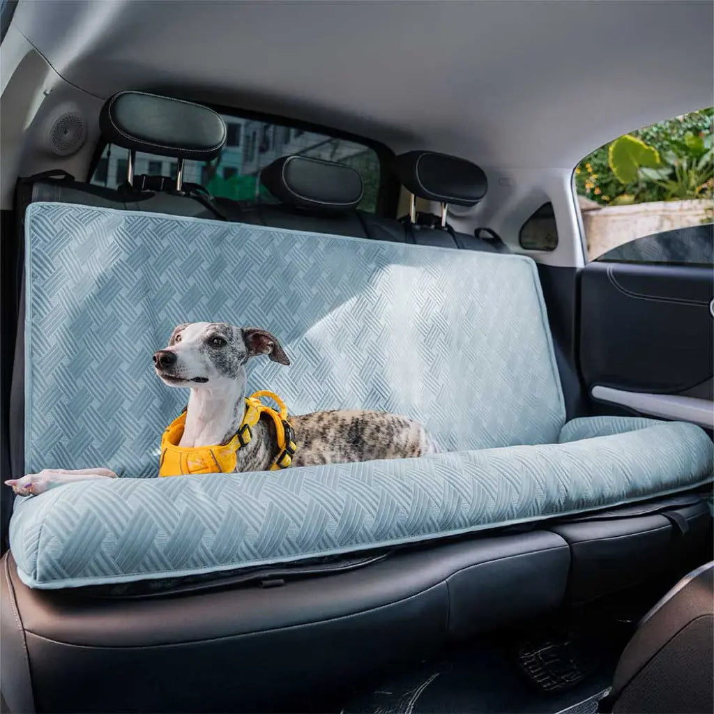 Cooling Travel Bolster Safety Back Seat Large Dog Car Bed PETRKL
