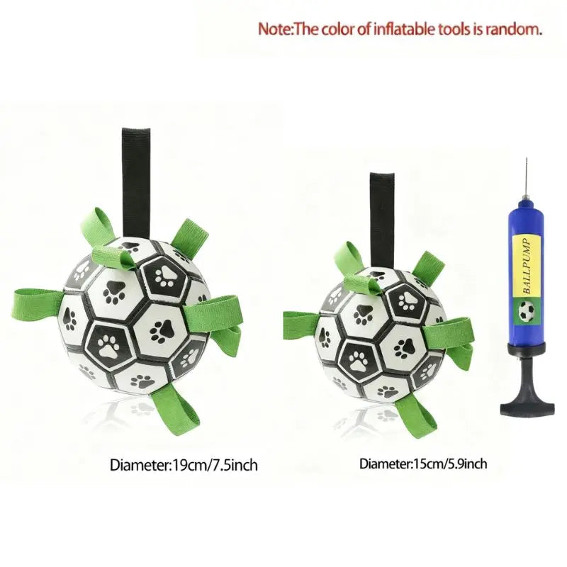 Petrkl™ PawKick – Interactive Dog Soccer Ball with Straps Petrkl