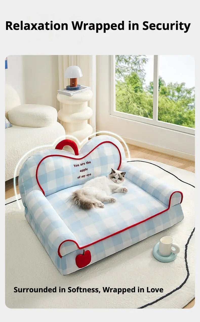 CozyCloud Cat Couch Bed for All-Season Snuggles PETRKL