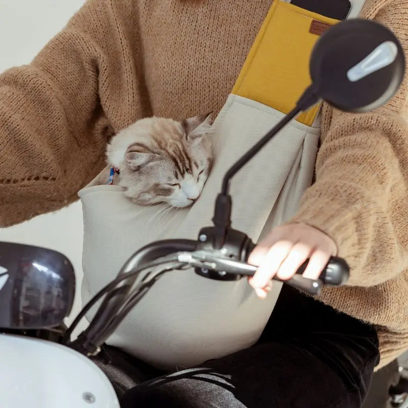 Dog Sling Carrier – Soft Cotton Pet Bag for Cats & Small Dogs  Petrkl  .