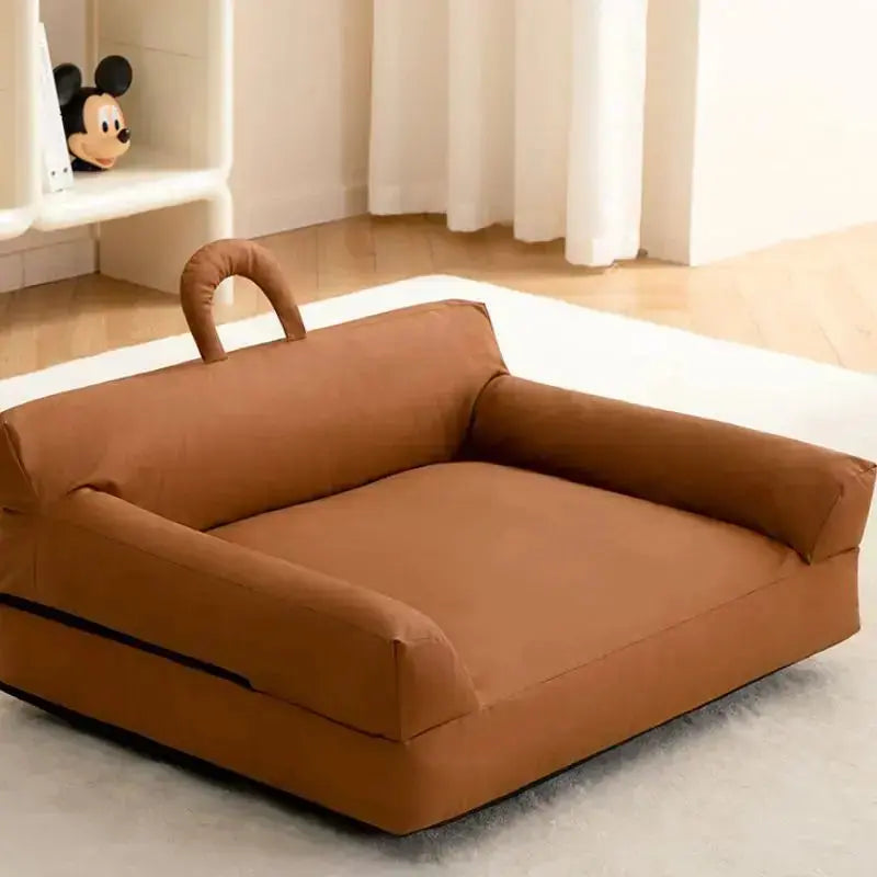 Large Washable Fluffy Orthopedic Soft  Dog Sofa Bed Petrkl