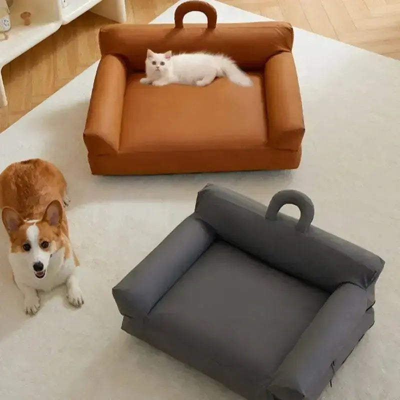 Large Washable Fluffy Orthopedic Soft Dog Sofa Bed Petrkl