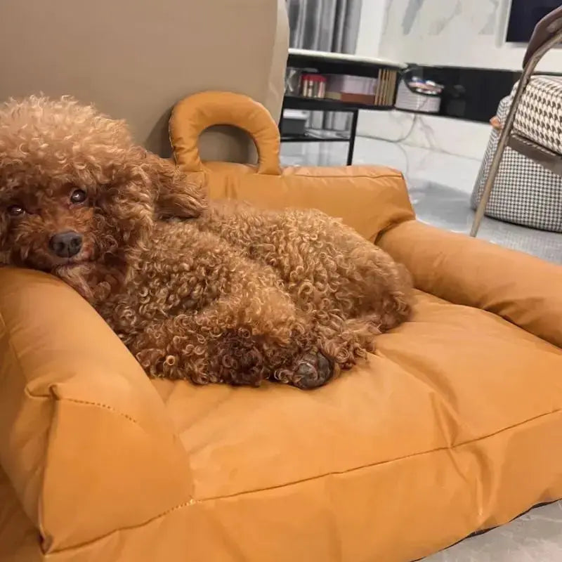 Large Washable Fluffy Orthopedic Soft  Dog Sofa Bed Petrkl