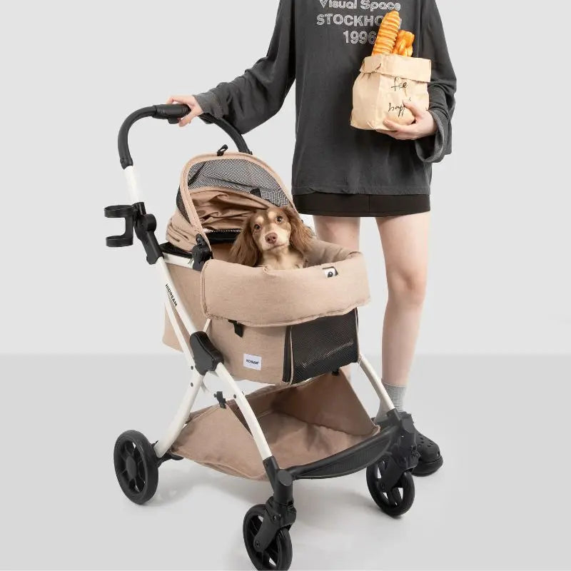 Luxury Portable Fold Pet Stroller  Petrkl  .