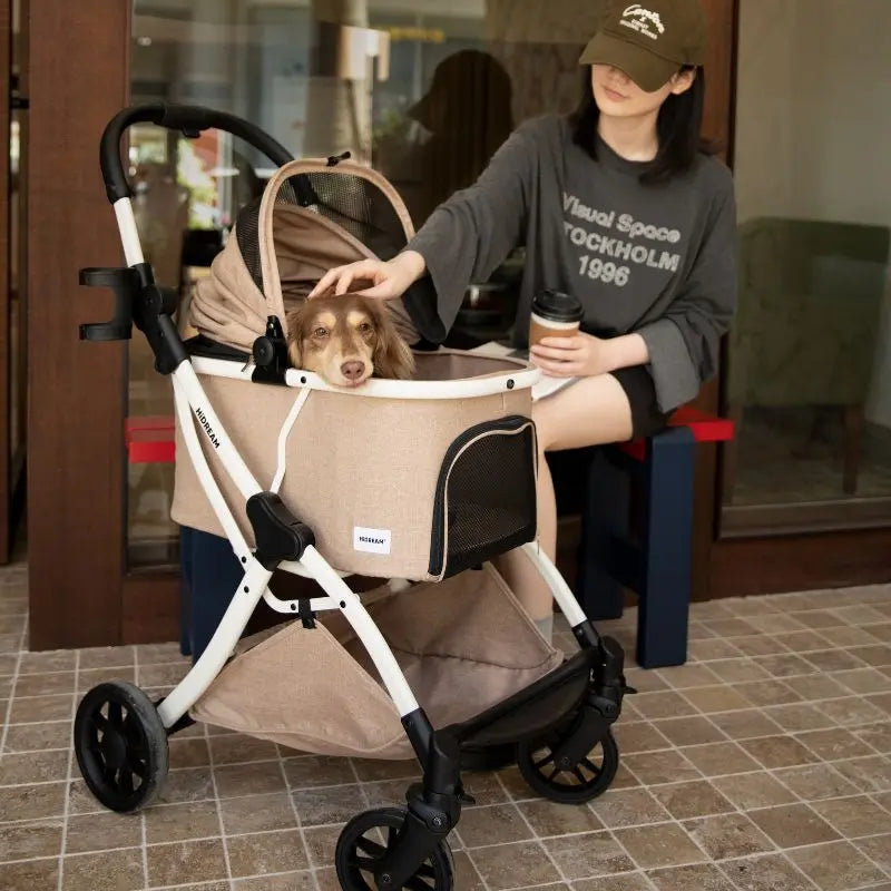 Luxury Portable Fold Pet Stroller  Petrkl  .