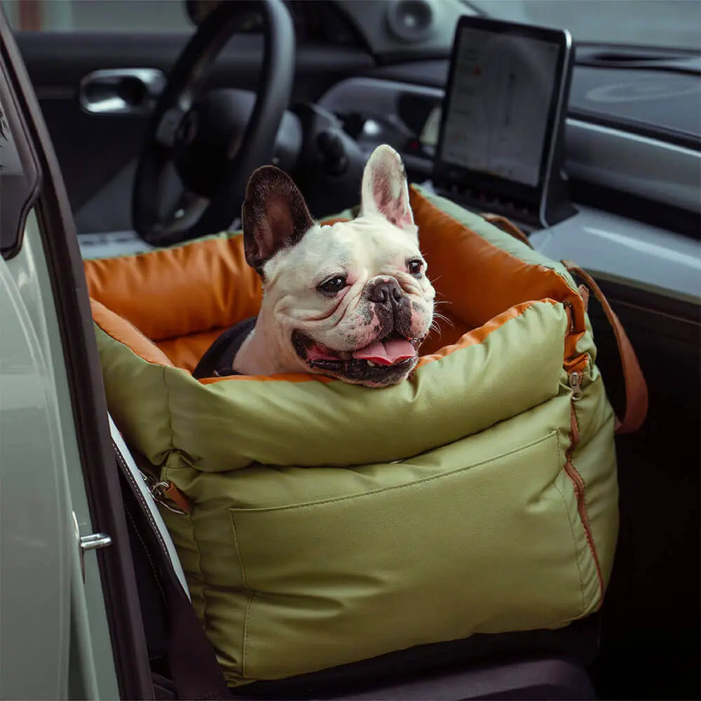 PawVoyage Dog Car Bed – 2-in-1 Dog Carrier & Travel Bed for Cars and Home with dog