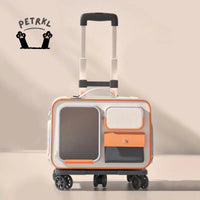 Pet Rolling Carrier Backpack With Wheels Trolley Bag  Petrkl  .