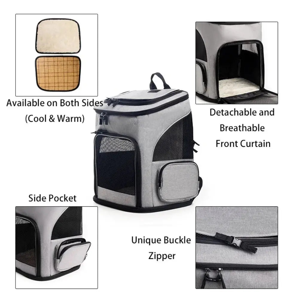Petrkl™ FlexVent Expandable Cat Backpack Carrier petrkl 14