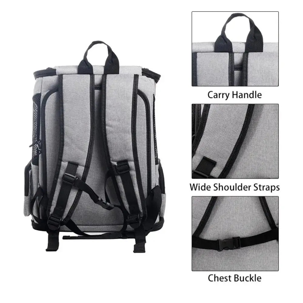 Petrkl™ FlexVent Expandable Cat Backpack Carrier petrkl 4