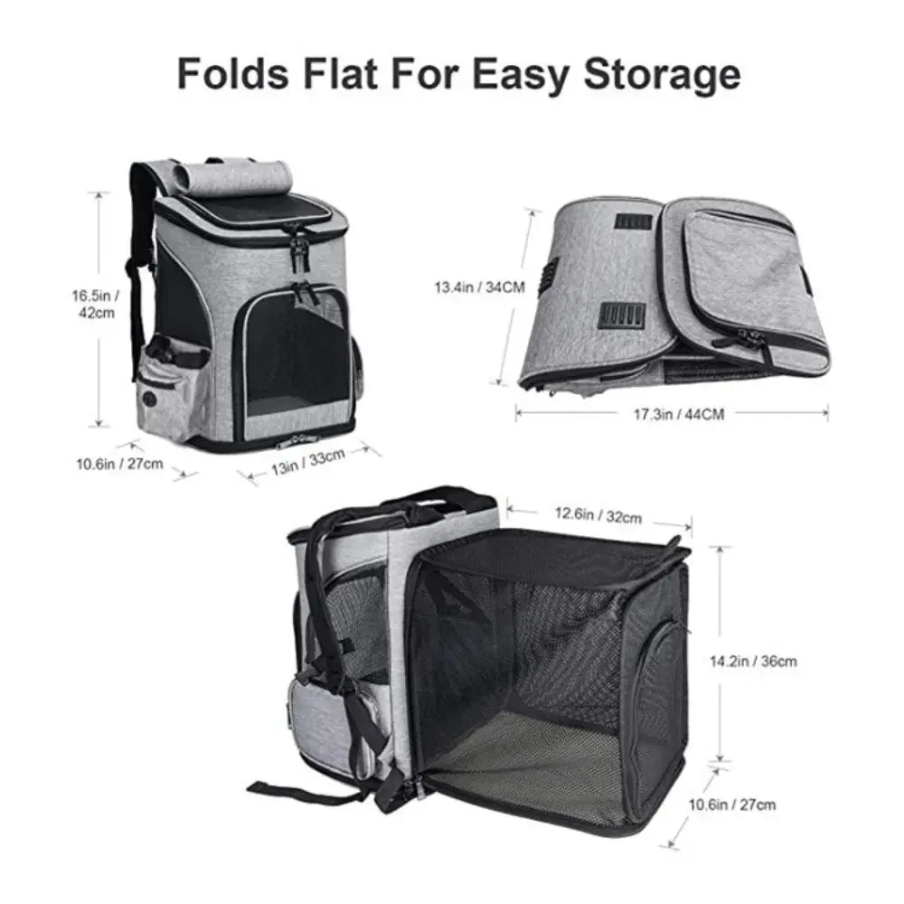 Petrkl™ FlexVent Expandable Cat Backpack Carrier petrkl 6