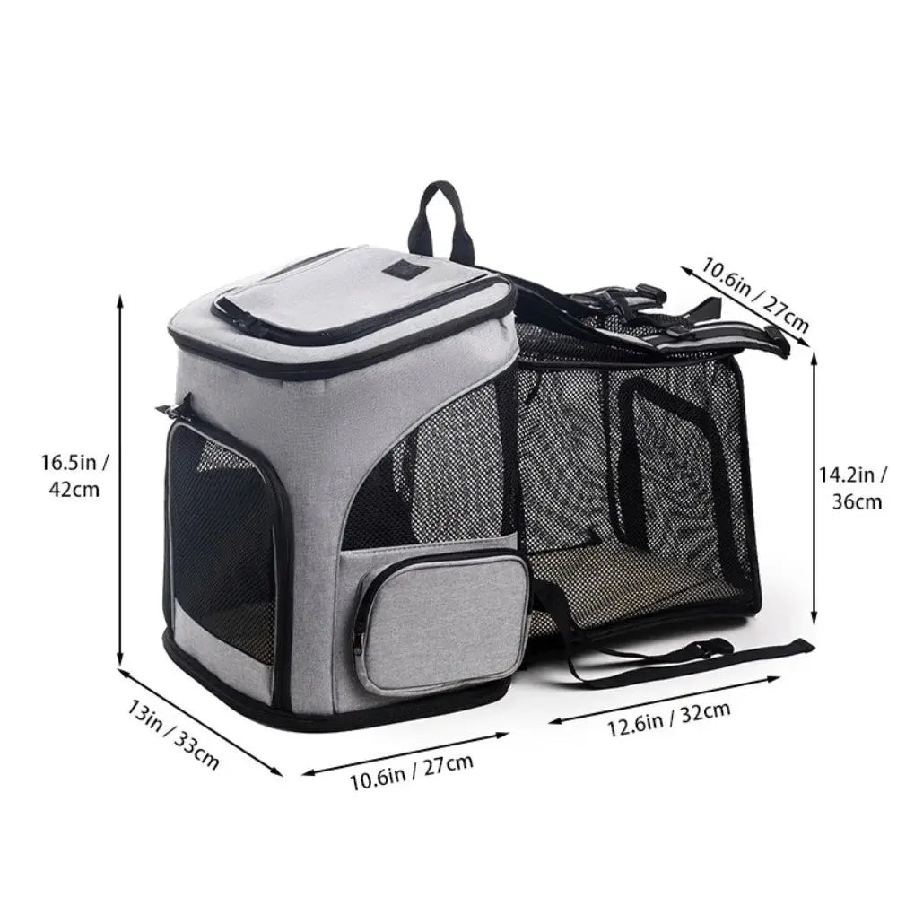 Petrkl™ FlexVent Expandable Cat Backpack Carrier petrkl 8