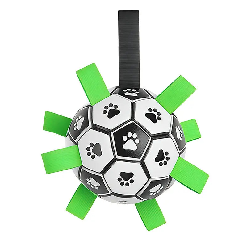 Petrkl™ PawKick – Interactive Dog Soccer Ball with Straps Petrkl