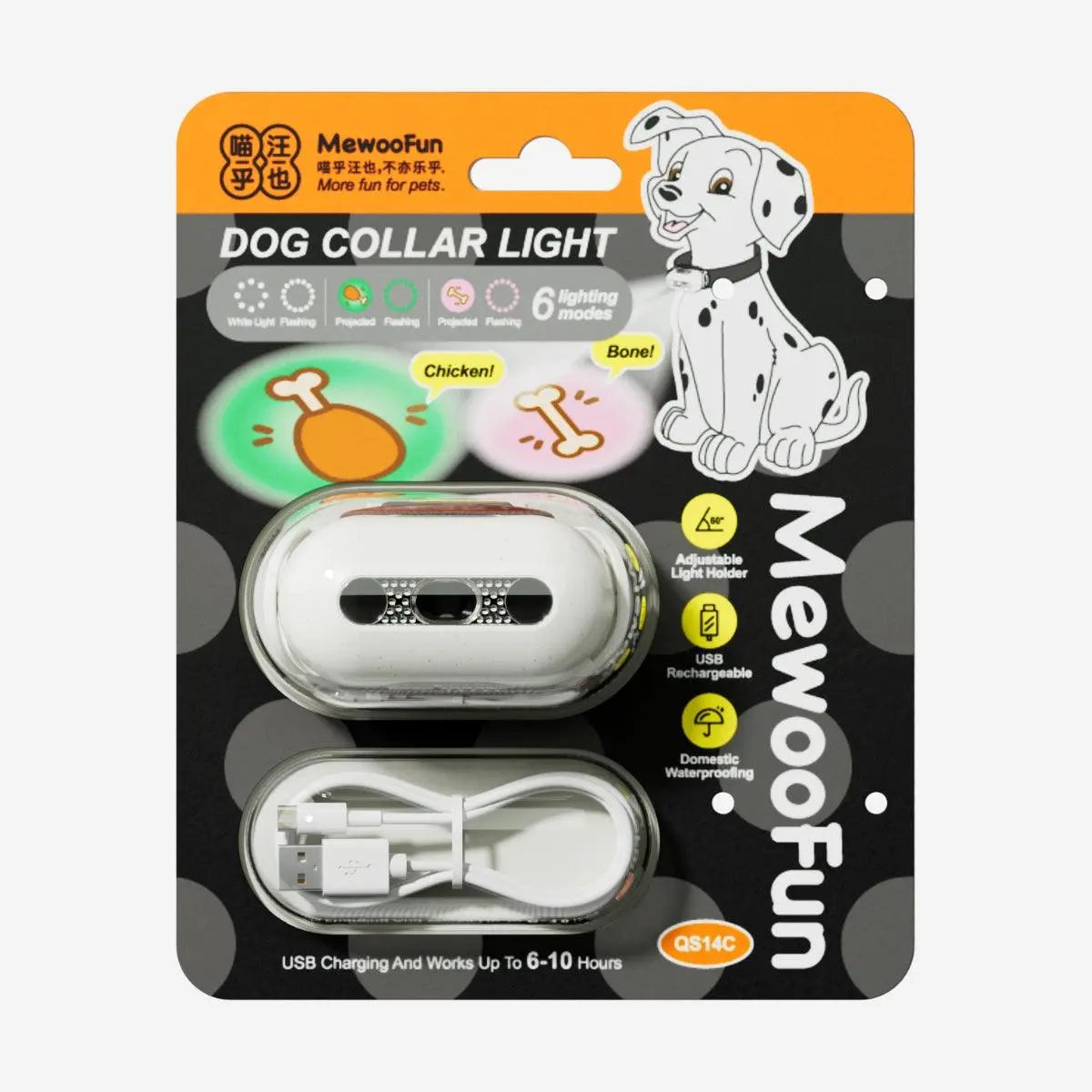 USB Rechargeable LED Dog Collar Light for Night Walks  Petrkl  Collars.