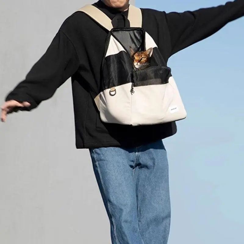 Ultralight Pet Backpack for Travel & Hiking – Breathable Carrier for Cats & Small Dogs  Petrkl  DOG&CAT CARRIERS.