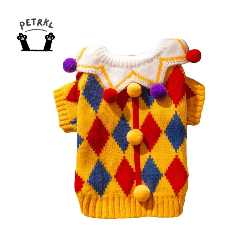 Petrkl™ Halloween Circus Cat Clothes Sweater Petrkl