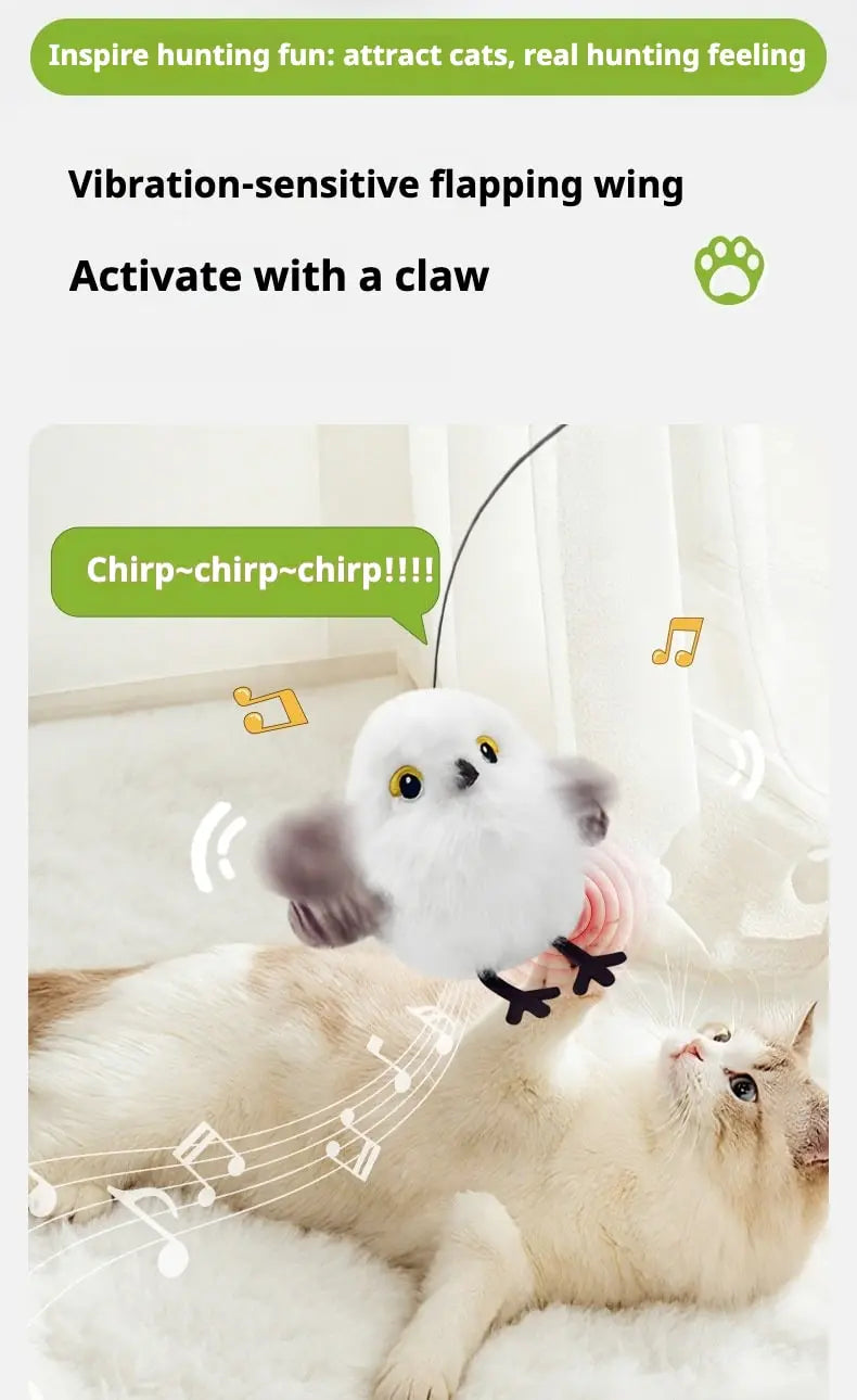 Petrkl™ ChirpyBird – Interactive Sound Cat Toy Petrkl