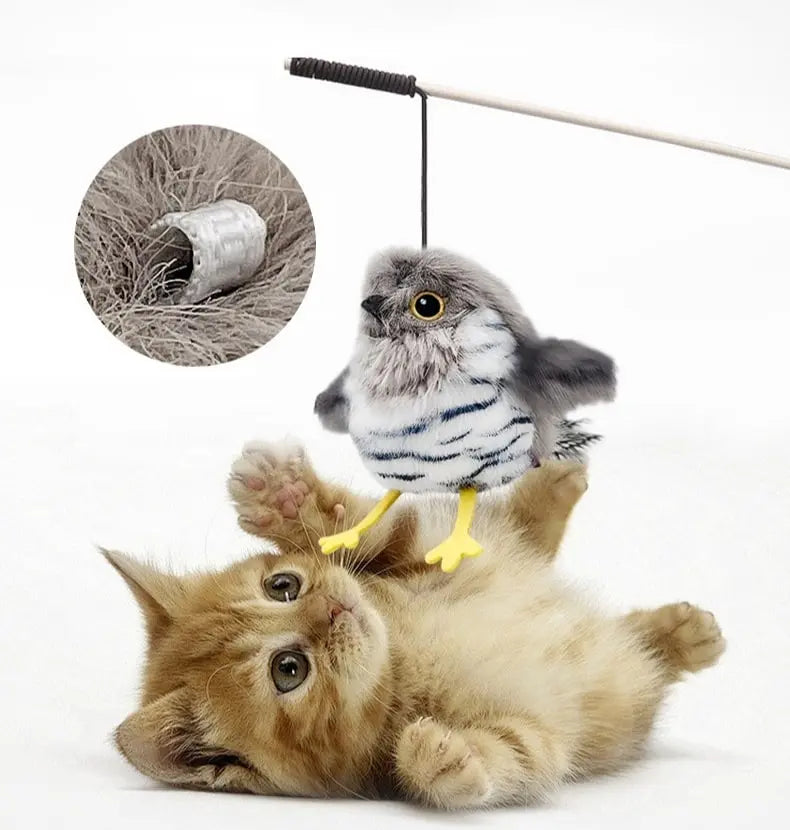 Petrkl™ ChirpyBird – Interactive Sound Cat Toy Petrkl