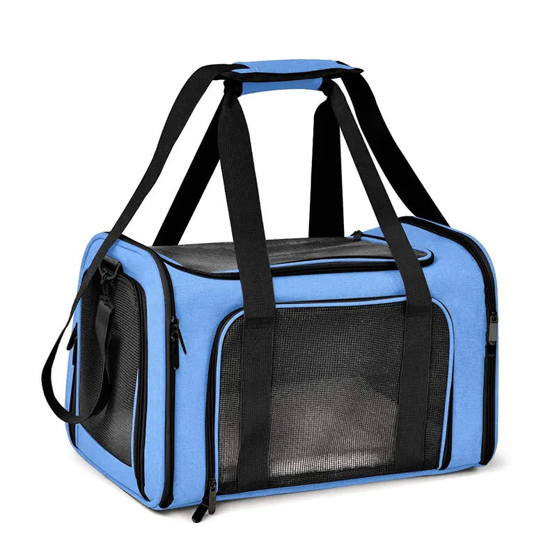 dog pet carrier bag Petrkl blue