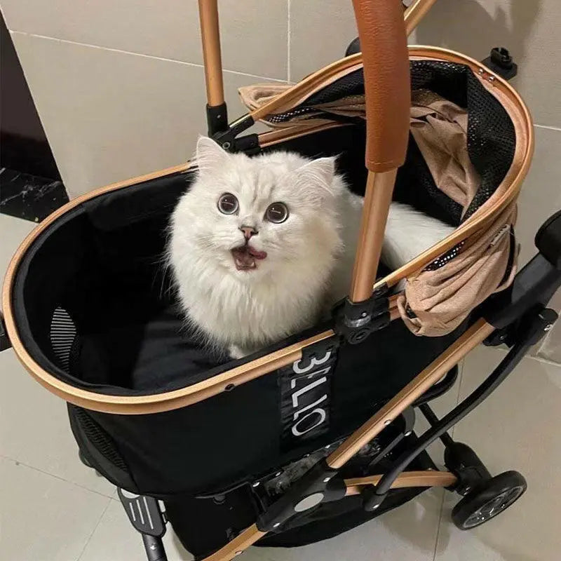 Pet Stroller for Cats and Small Dogs – Detachable Pet Carrier  Petrkl  .
