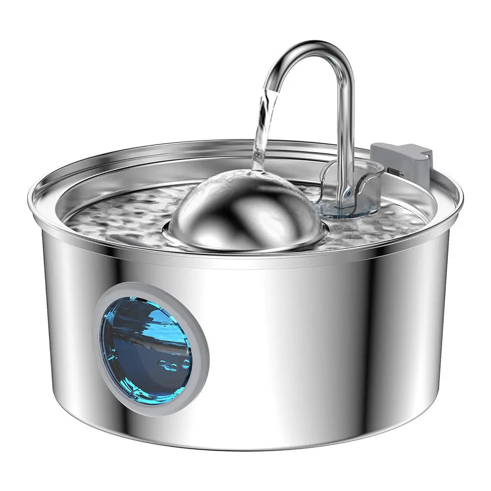 Petrkl™ PureFlow – Stainless Steel Cat Water Fountain 3.2L Petrkl