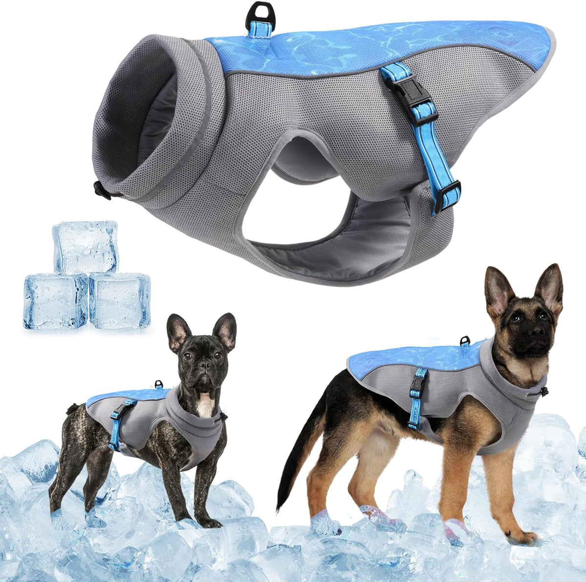 Dog Cooling Vest – Summer Breathable Dog T-Shirt Petrkl