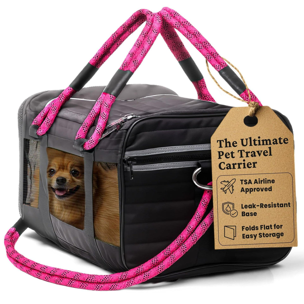 Dog Pet Carrier Bag – Airline Approved & Foldable Petrkl