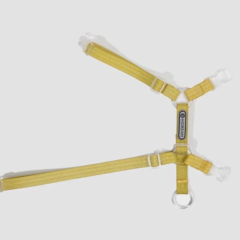 Adjustable Cat Harness & Leash Set  yellow details
