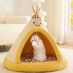 Apple Dog Bed Tent Christmas Cozy Hideout for Indoor pets Petrkl