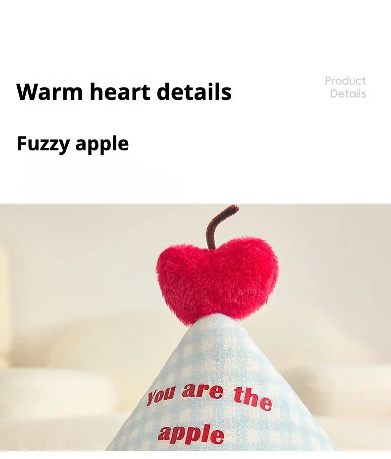 Apple Dog Bed Tent Christmas Cozy Hideout for Indoor pets Petrkl 8