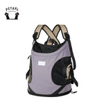 Cat Carrier Front Pack travel backpack in purple