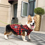 Christmas Waterproof Dog Coat with Harness Warm Padded Winter Jacket for Small Dogs Petrkl