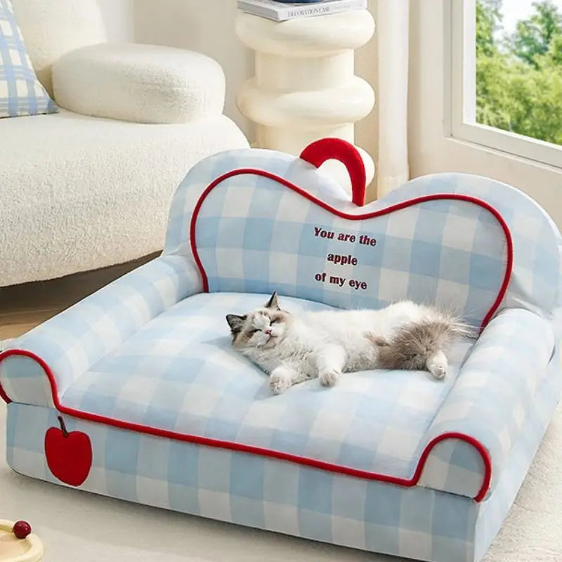 CozyCloud Cat Couch Bed for All-Season Snuggles PETRKL
