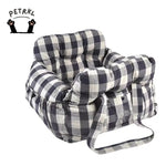 Dog Car Bed with Bolster – Secure Travel Seat for Small & Medium Dogs  Petrkl  .