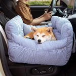 Dog Car Bed with Bolster – Secure Travel Seat for Small & Medium Dogs  Petrkl  .
