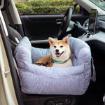 Dog Car Bed with Bolster – Secure Travel Seat for Small & Medium Dogs  Petrkl  .