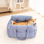 Dog Car Bed with Bolster – Secure Travel Seat for Small & Medium Dogs  Petrkl  .