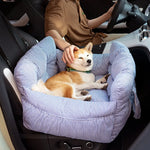 Dog Car Bed with Bolster – Secure Travel Seat for Small & Medium Dogs  Petrkl  .