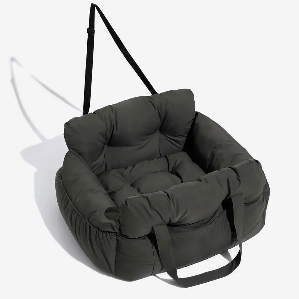 Dog Car Bed with Bolster – Secure Travel Seat for Small & Medium Dogs  Petrkl  .