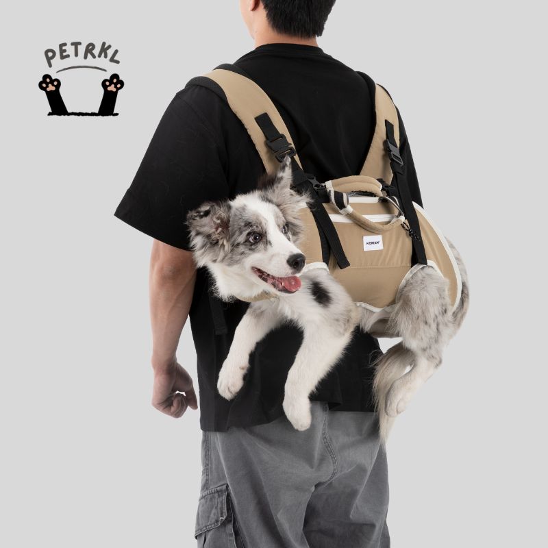 Dog Carrier Bag with Spine Support – Ergonomic Backpack Design
