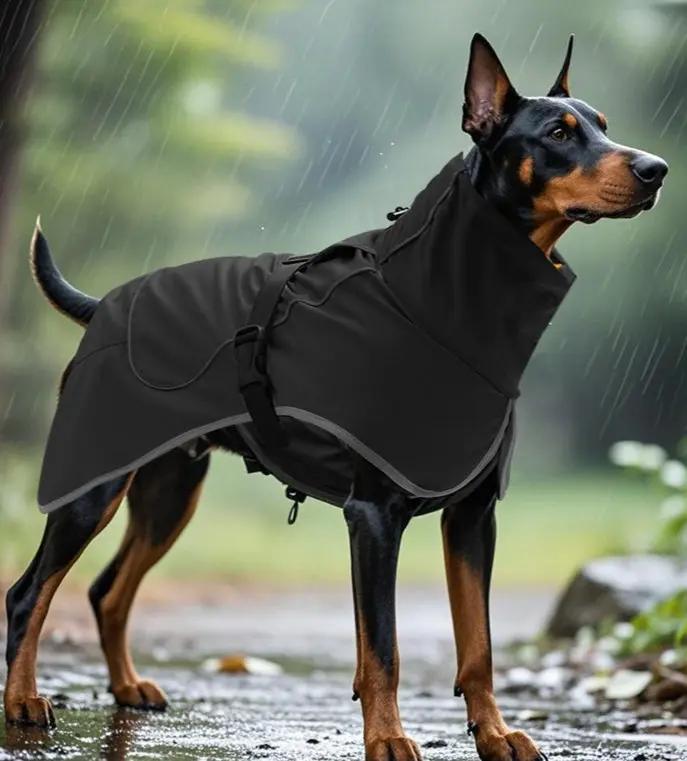 Dog Raincoat Waterproof Outdoor Jacket for Large Dogs Petrkl