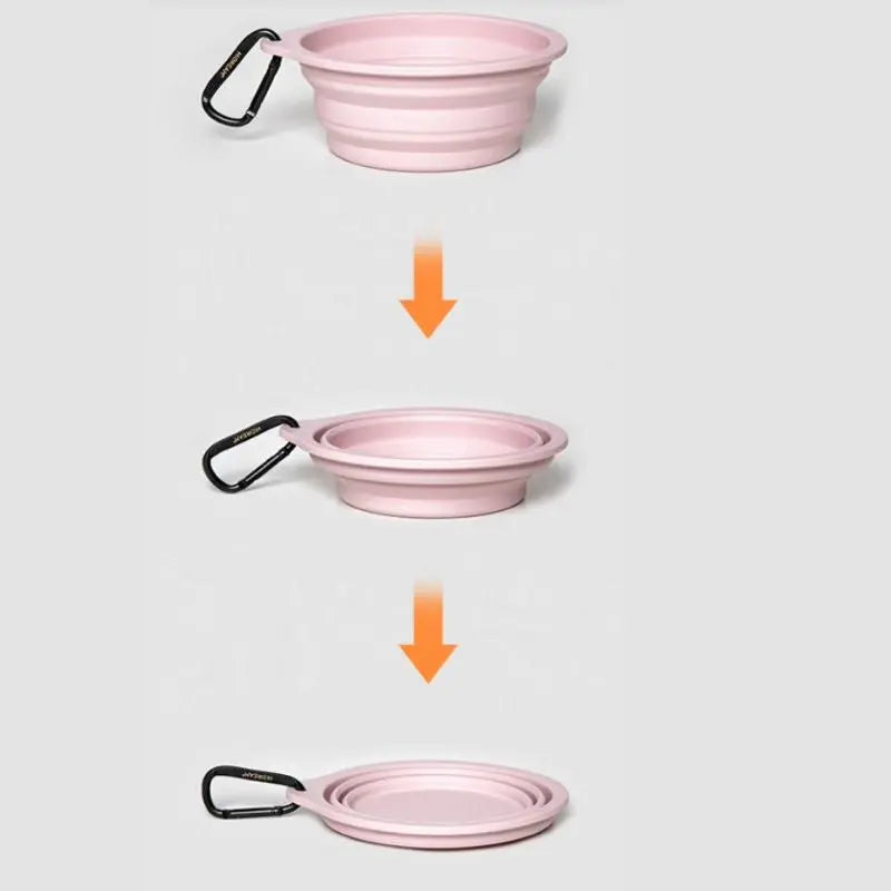 FoldEase Collapsible Dog Bowl for Travel  Petrkl  .