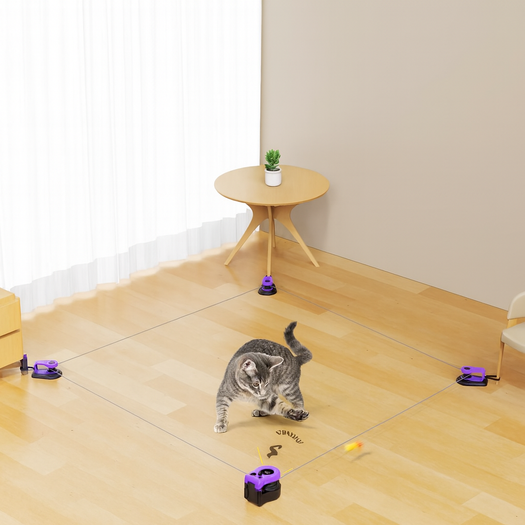 PETRKL V1 Max – Dual Mode Interactive Cat Toy with Remote & Auto Timer 2