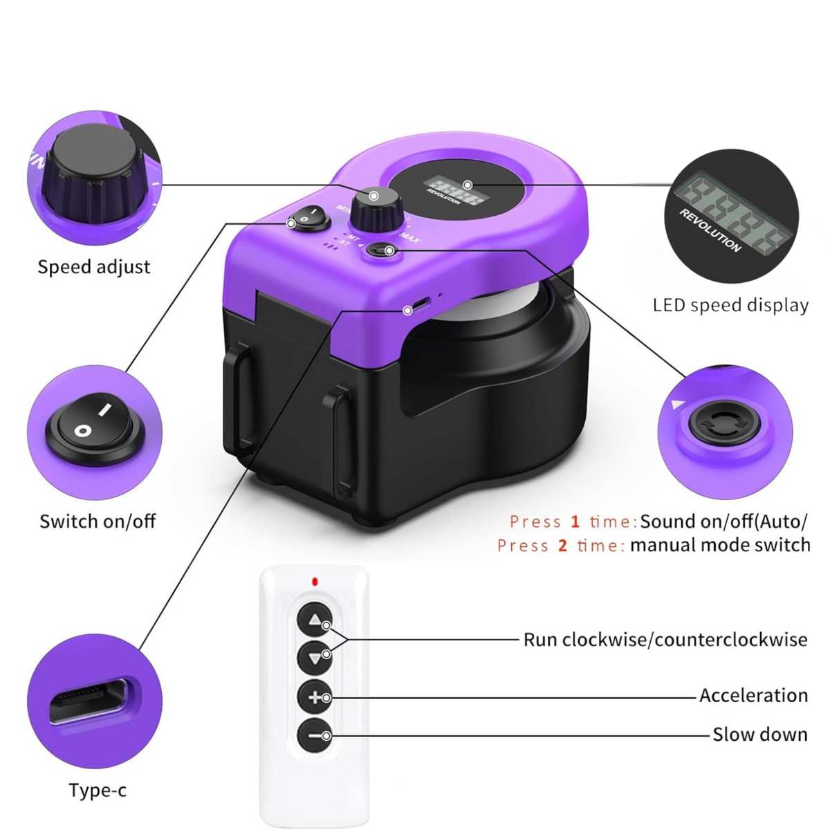 PETRKL V1 Max – Dual Mode Interactive Cat Toy with Remote & Auto Timer 4